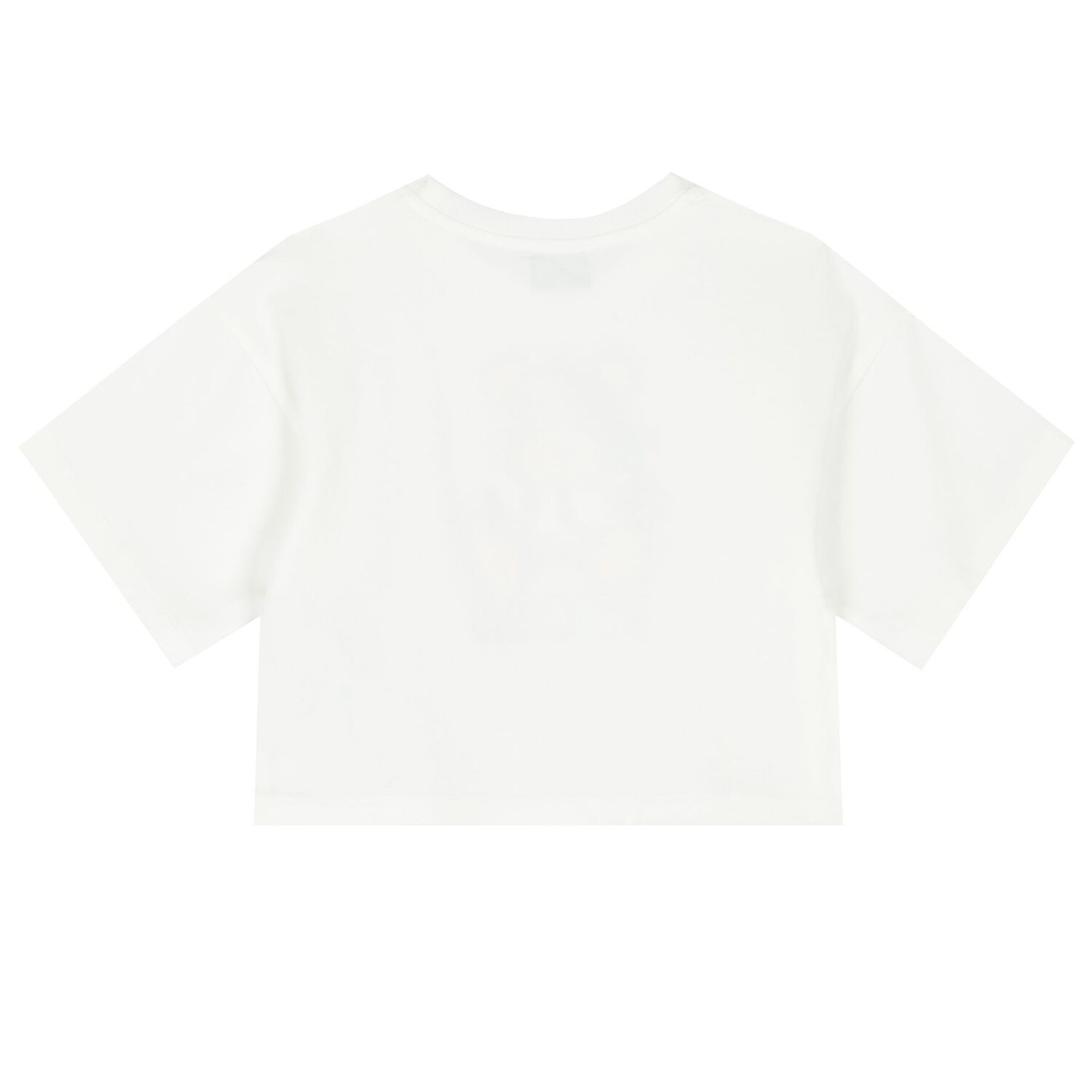 تي شيرت بنات بشعار الدب تيدي باللون العاجي, 1, hi-res