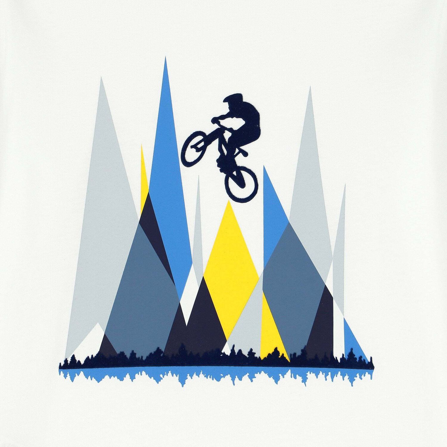 توب باكمام باللون الابيض للاولاد, 1, hi-res