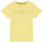 تيشيرت أولاد بالشعار باللون الاصفر, 2, hi-res