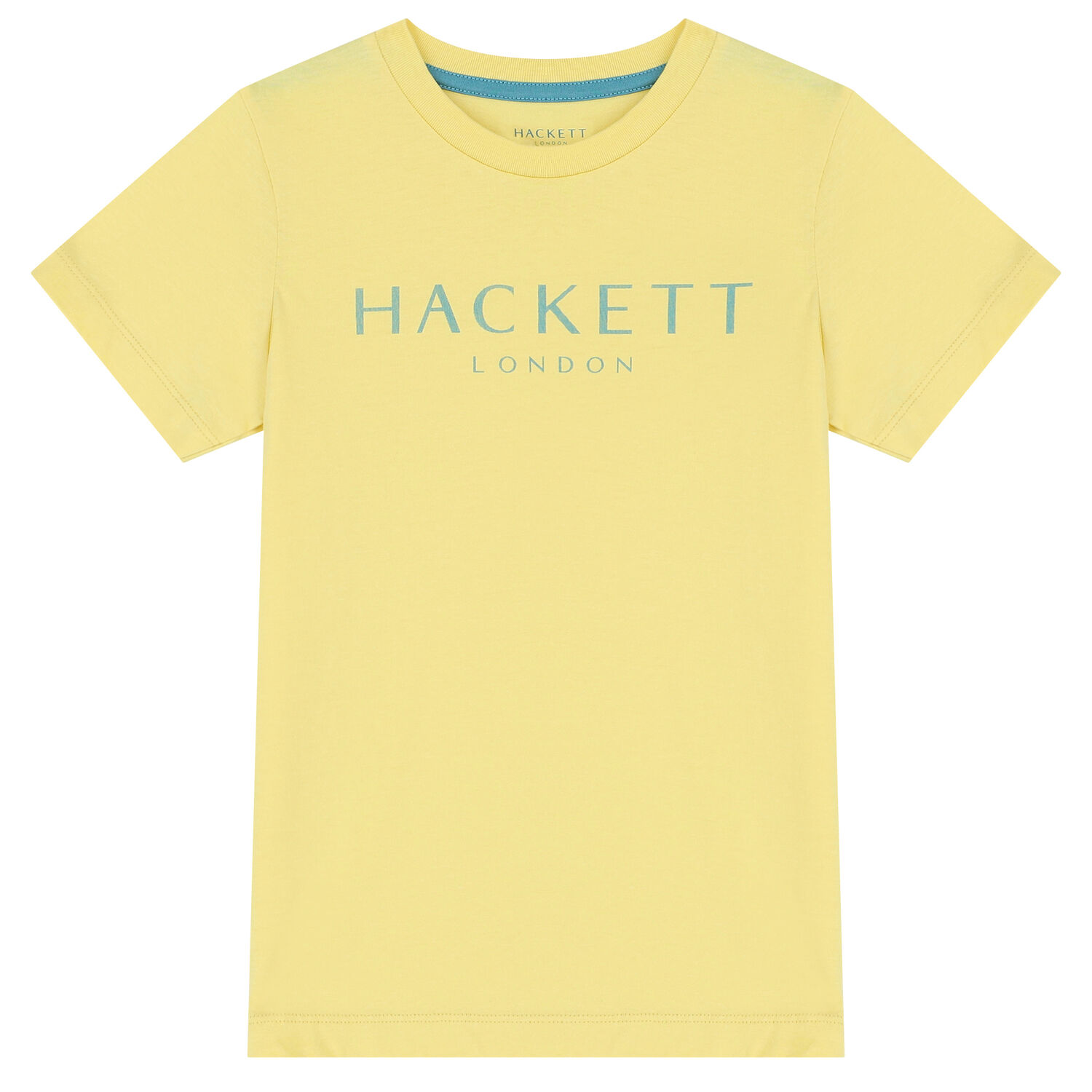 تيشيرت أولاد بالشعار باللون الاصفر, 2, hi-res