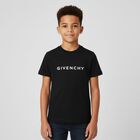Boys Black Logo T-Shirt, 1, hi-res
