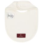 Ivory & Gold Logo Bib, 1, hi-res