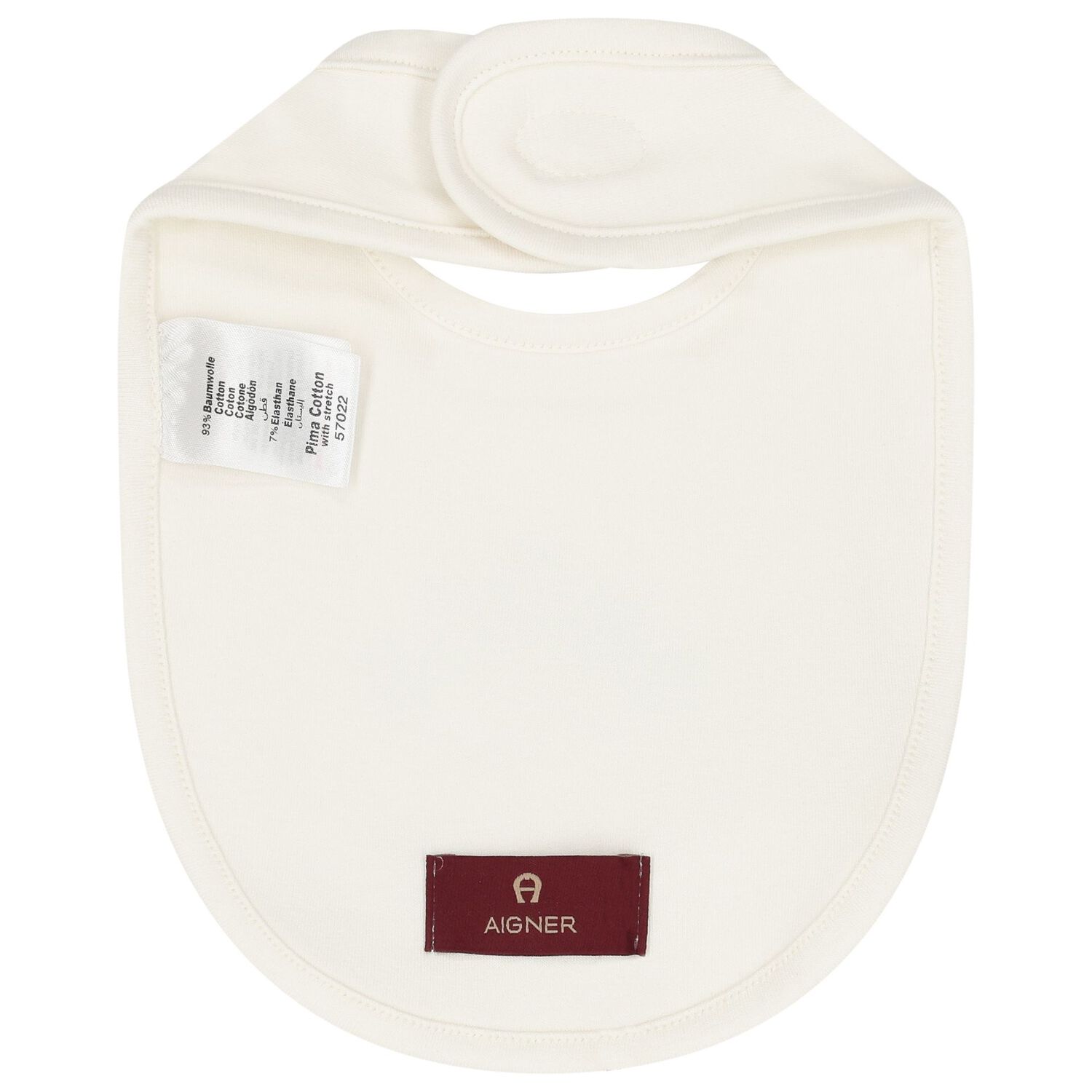 Ivory & Gold Logo Bib, 1, hi-res image number null