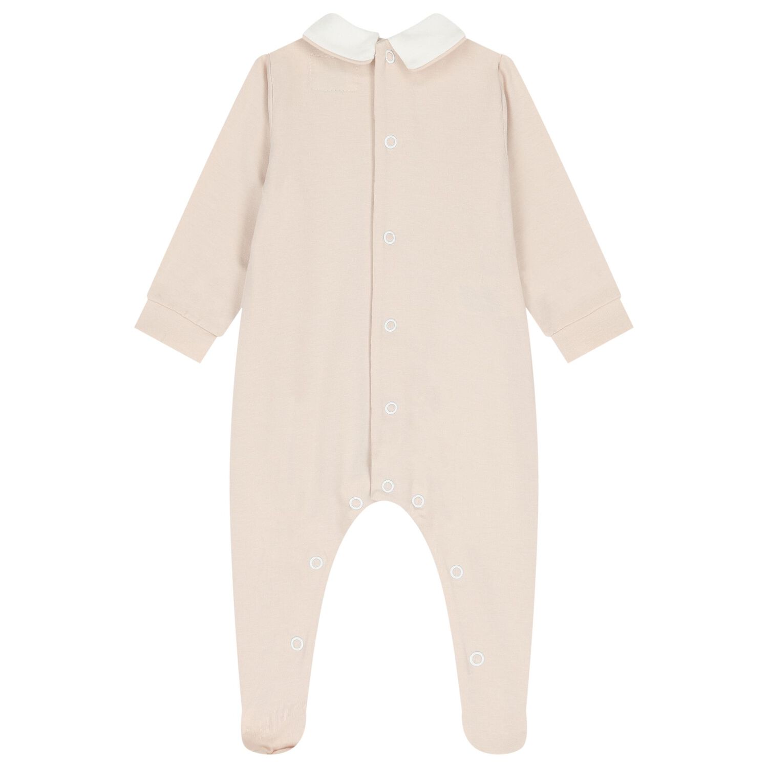 Baby Boys Beige Teddy Bear Babygrow Set, 2, hi-res