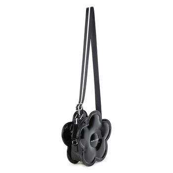 Girls Black Daisy Logo Handbag ( 19cm )