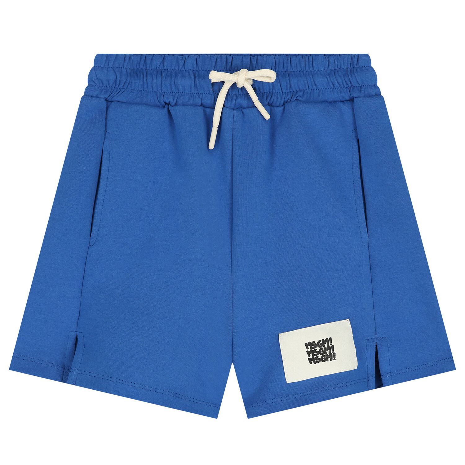 Boys Blue Logo Shorts, 2, hi-res