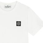 Boys White Logo T-Shirt, 1, hi-res