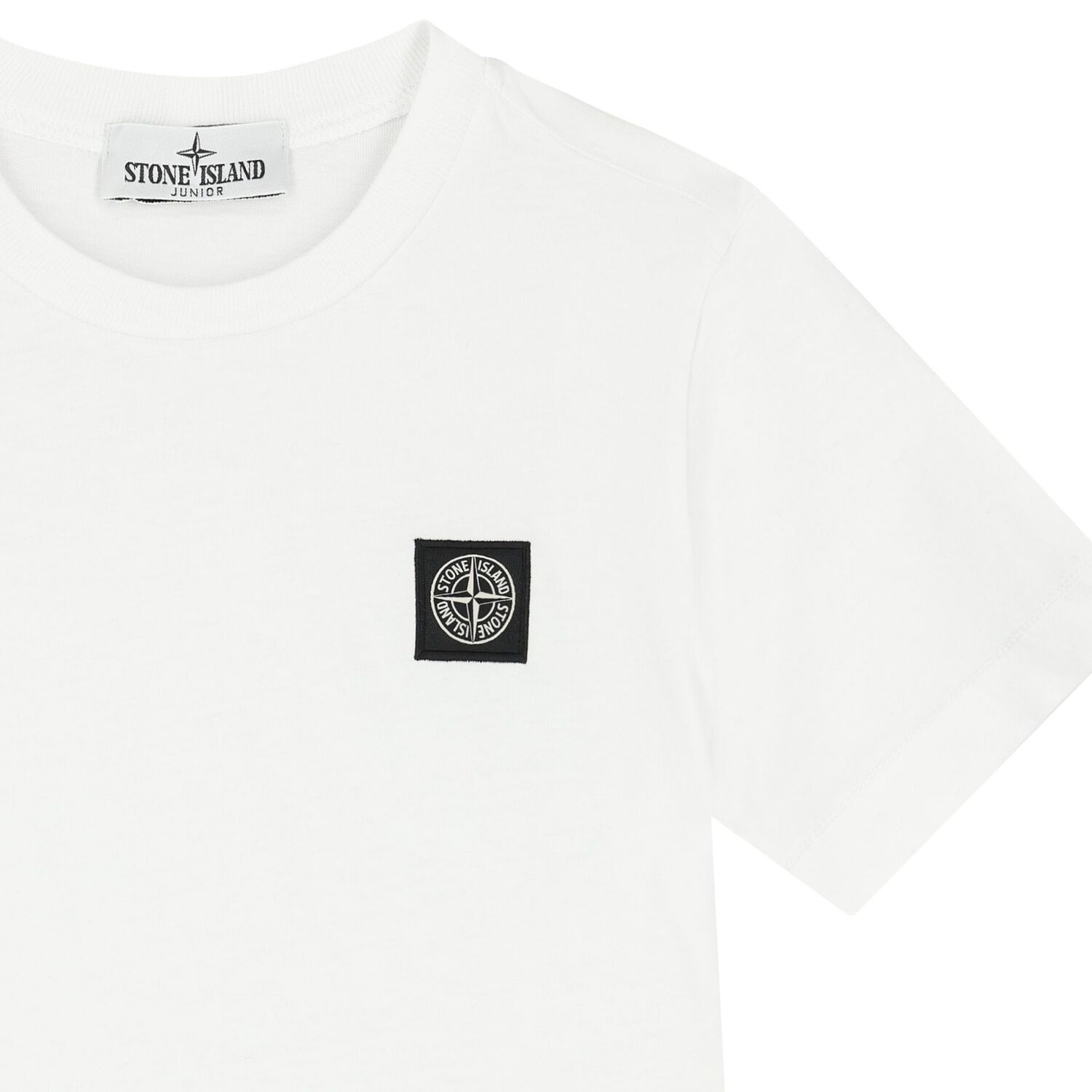 Boys White Logo T-Shirt, 1, hi-res image number null