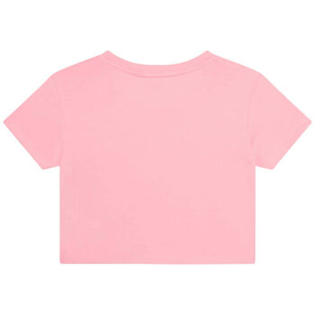 Girls Pink Logo T-Shirt