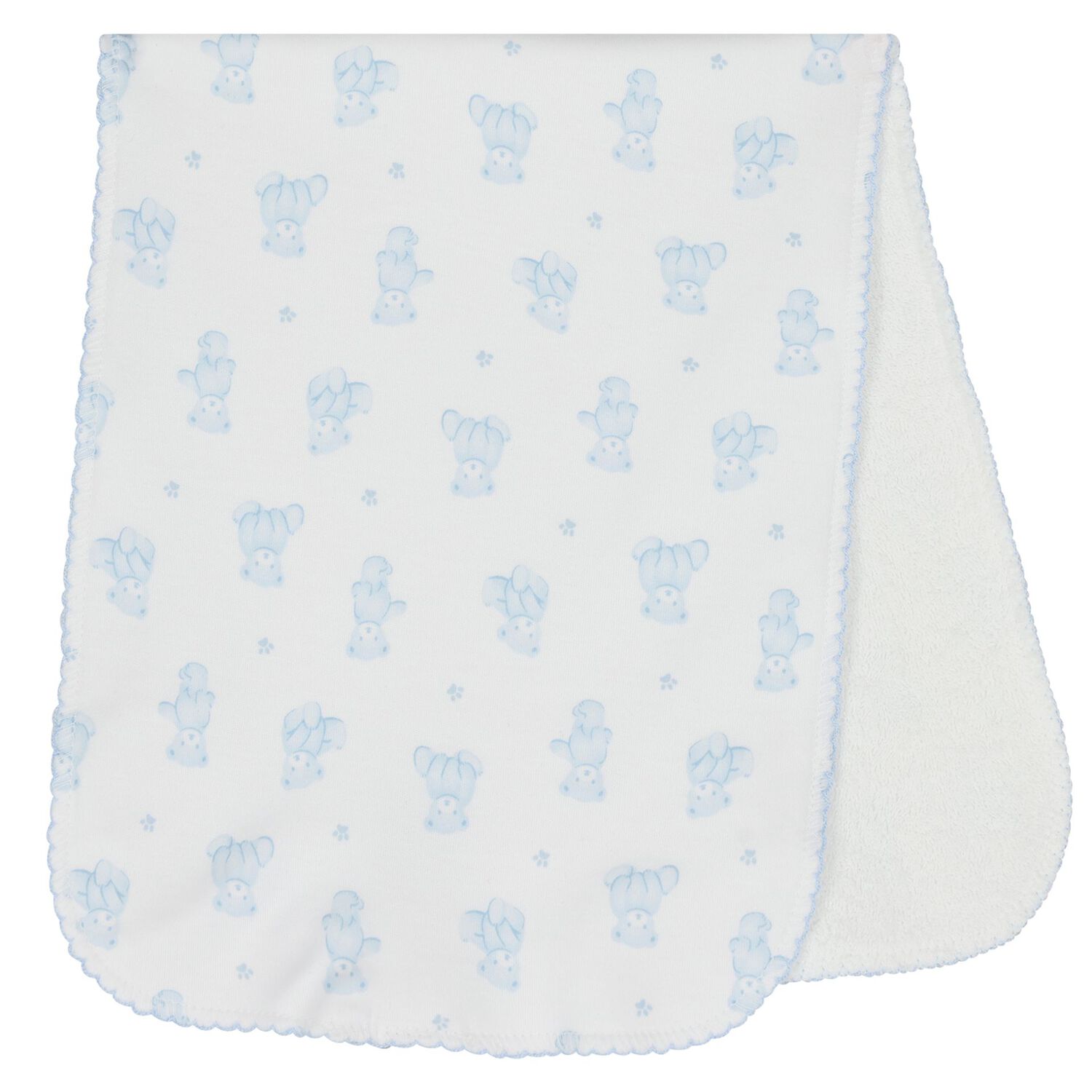 Baby Boys White & Blue Teddy Bear Babygrow Gift Set, 1, hi-res