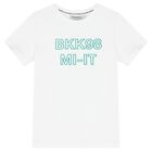 طقم شورت أولاد بالشعار باللون الأخضر والابيض, 1, hi-res