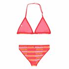 بيكيني بالشعار باللون الزهرى للبنات, 1, hi-res