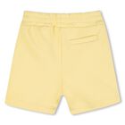 Younger Boys Yellow Logo Shorts, 1, hi-res