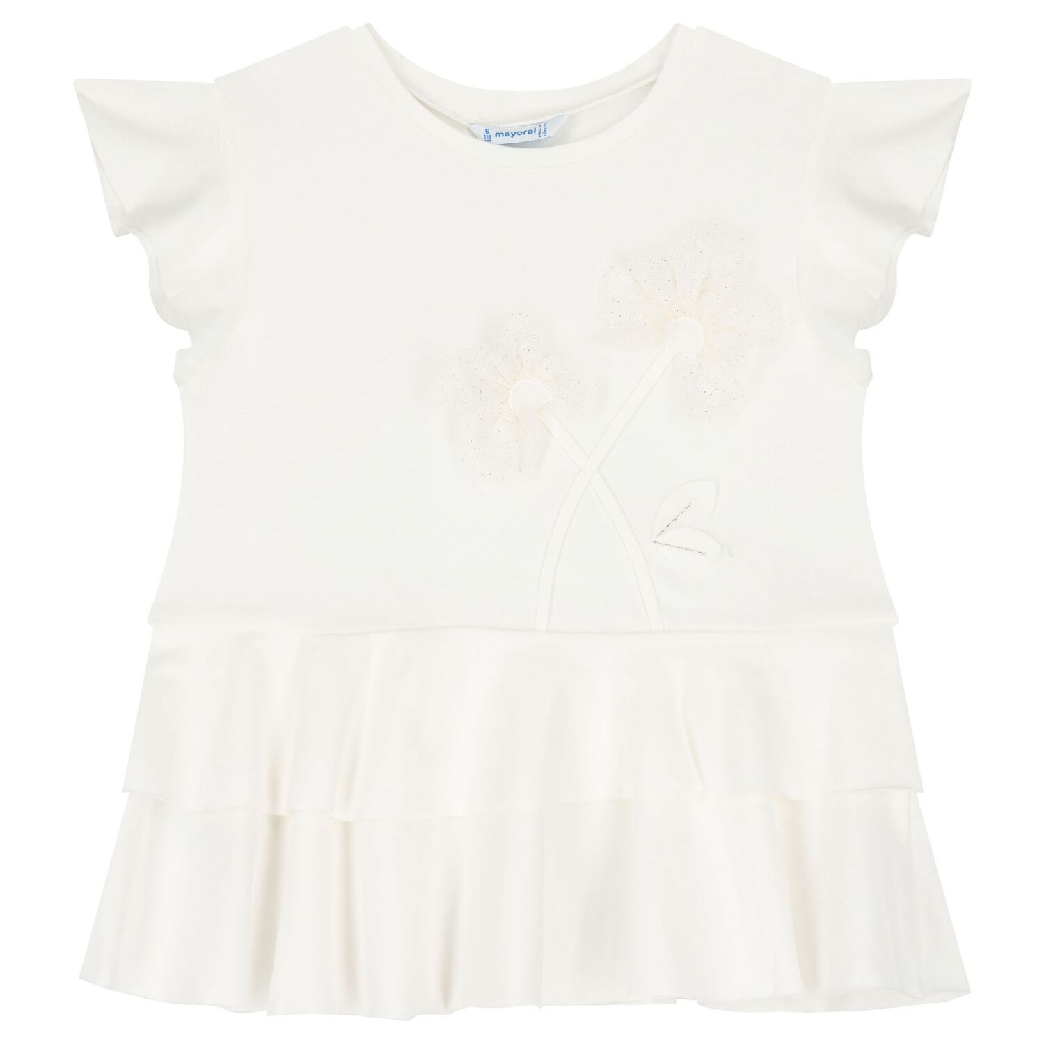 طقم ليجنز باللون الأبيض والذهبي للبنات, 1, hi-res image number null