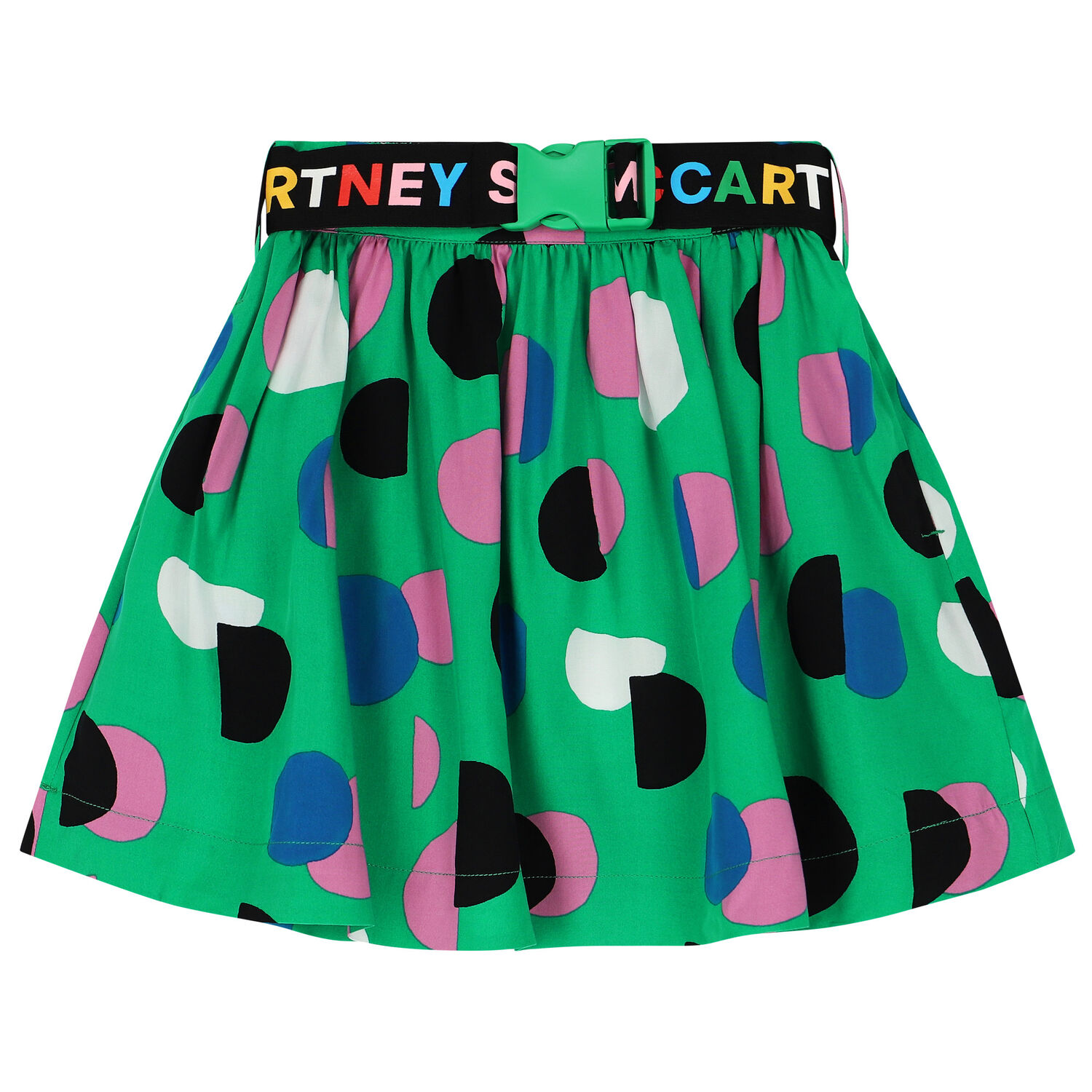Girls Green Dots Skirt, 1, hi-res
