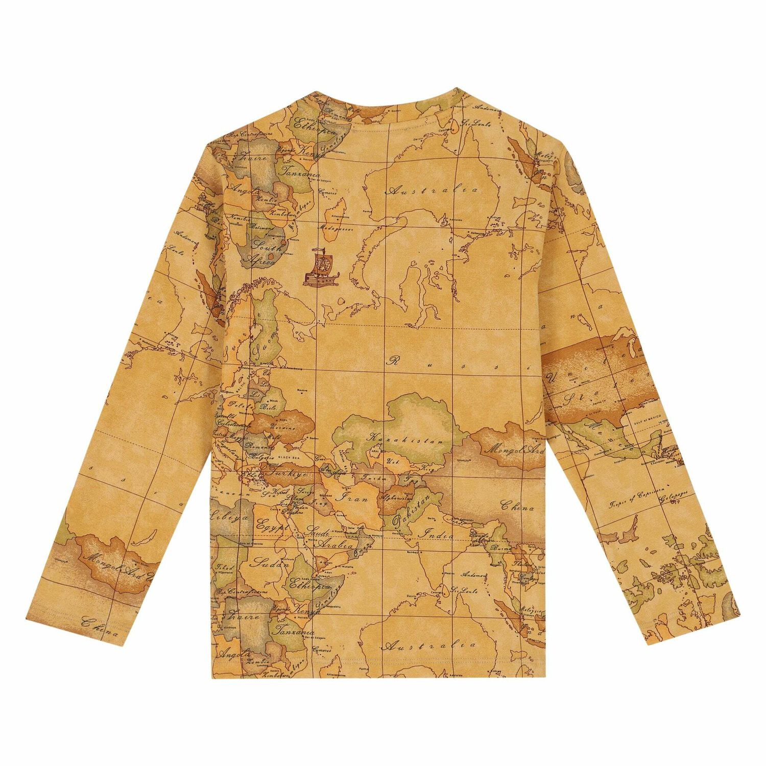 Boys Geo Map Print Logo Top, 1, hi-res