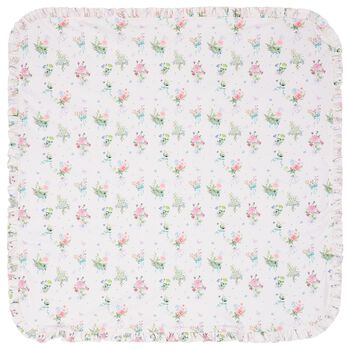 Baby Girls Pink Floral Blanket