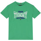 Boys Green Logo T-Shirt, 2, hi-res