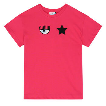 Girls Pink Logo T-Shirt