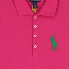 Girls Pink Logo Polo Dress, 1, hi-res