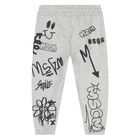 Younger Boys Grey Logo Tracksuit, 1, hi-res