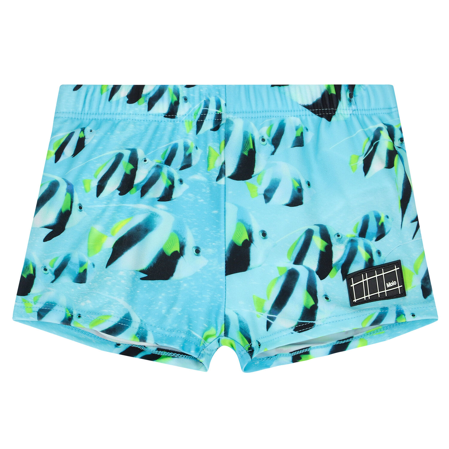 Younger Boys Blue Fish Swim Shorts, 1, hi-res image number null