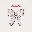 Girls White & Red Tulle Skirt Set, 1, hi-res