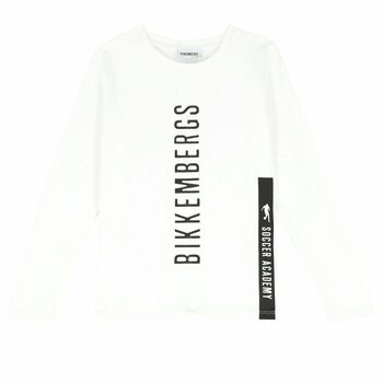 Boys Long Sleeve White Top