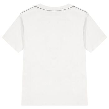 Boys White Logo T-Shirt
