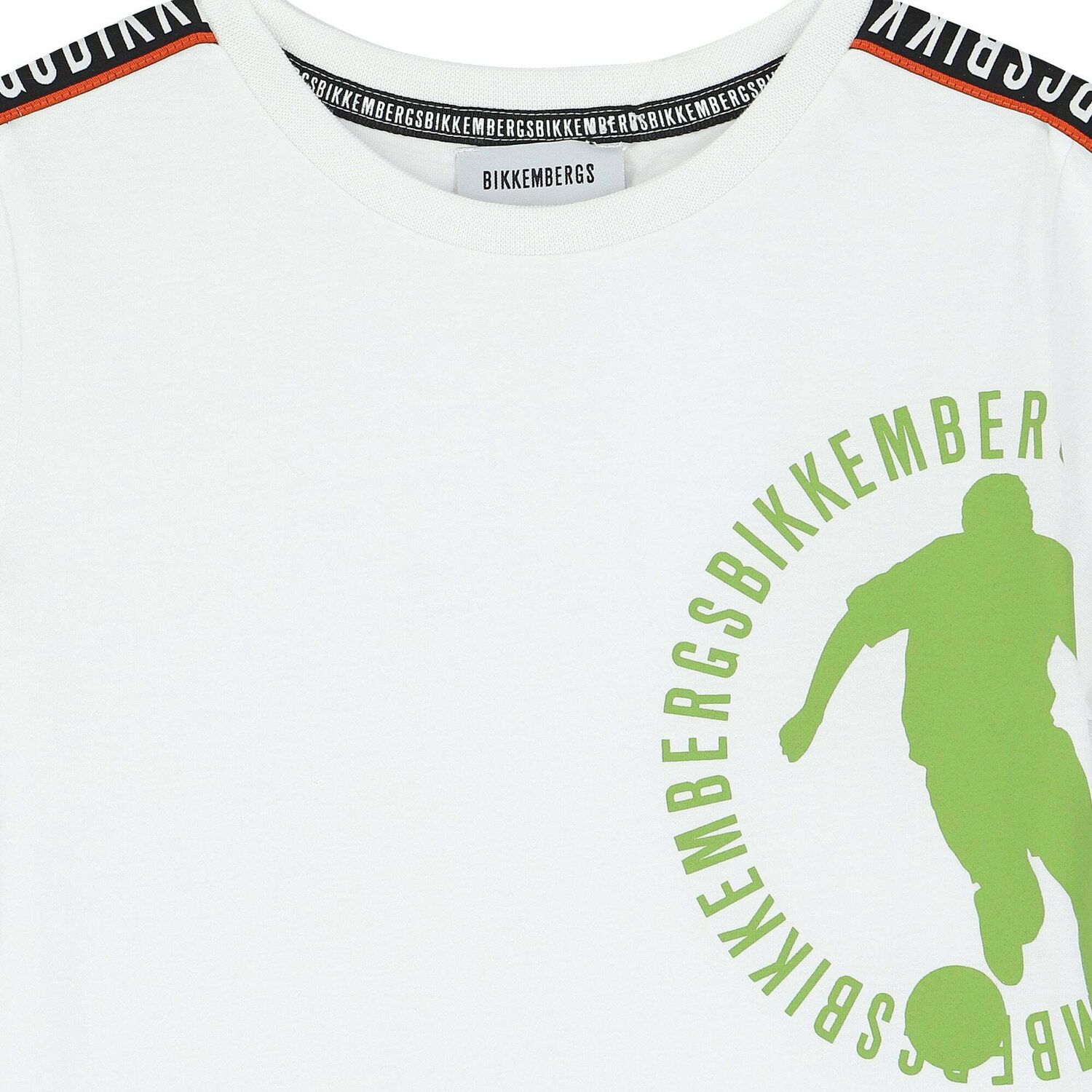 تيشيرت بالشعار باللون الابيض للاولاد, 1, hi-res image number null