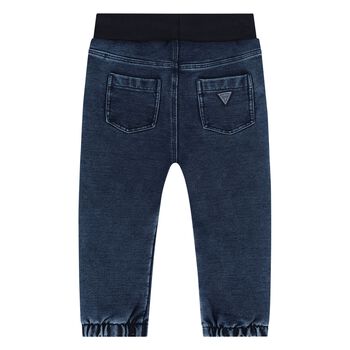 طقم بنطلون اولاد بالشعار بطبعه تيدى بير باللون العاجى و الازرق 