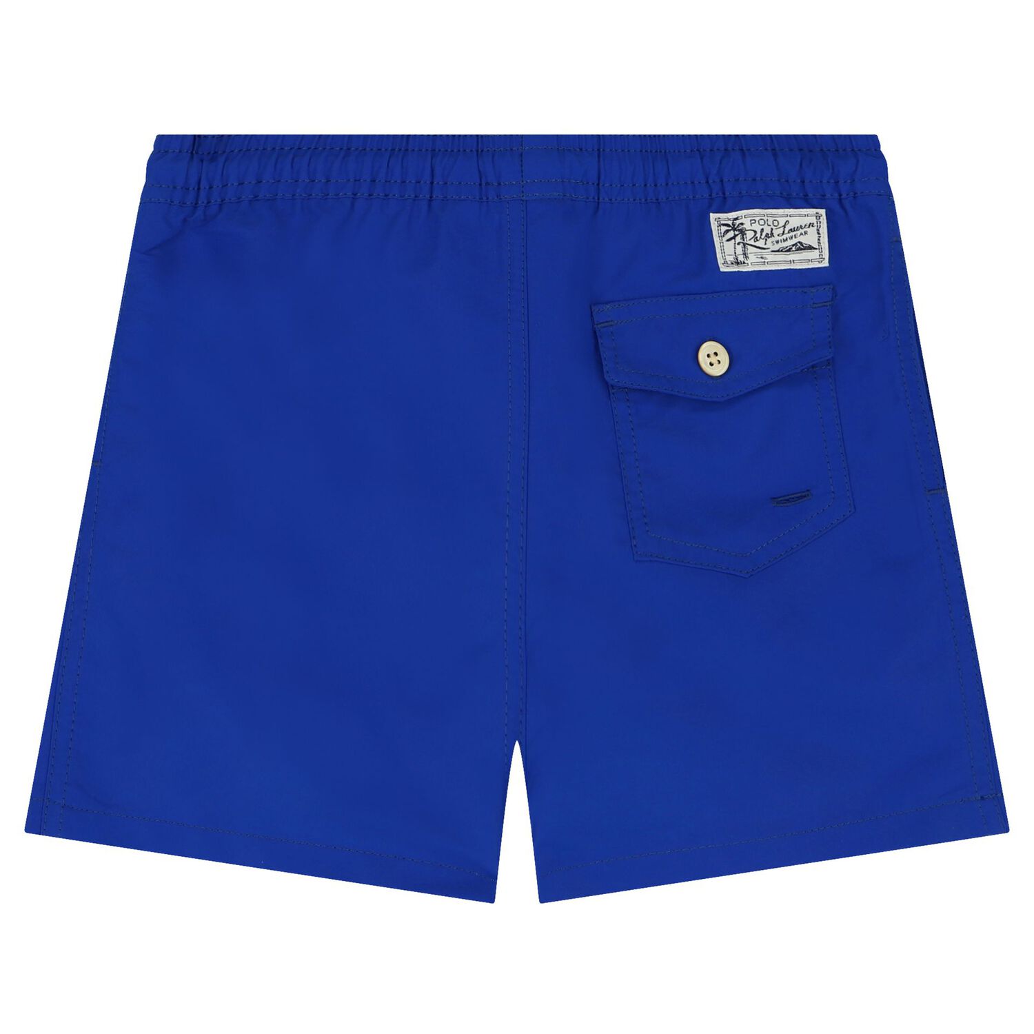 Boys Blue Logo Swimshorts, 1, hi-res
