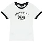 Boys White Logo T-Shirt, 1, hi-res