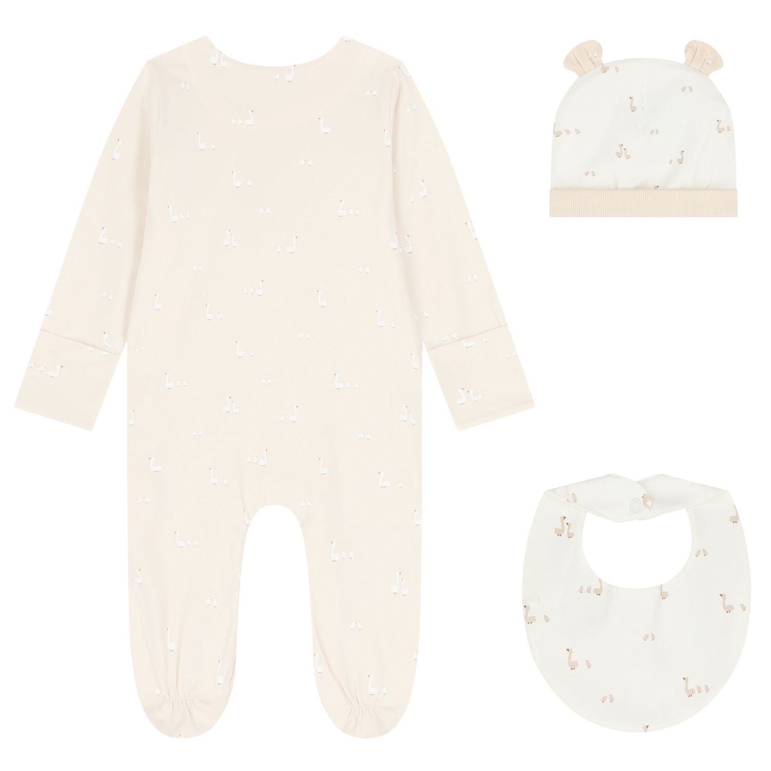 Beige & Ivory Babygrow Gift Set, 2, hi-res