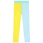 Girls Multi-Colored Logo Leggings, 1, hi-res