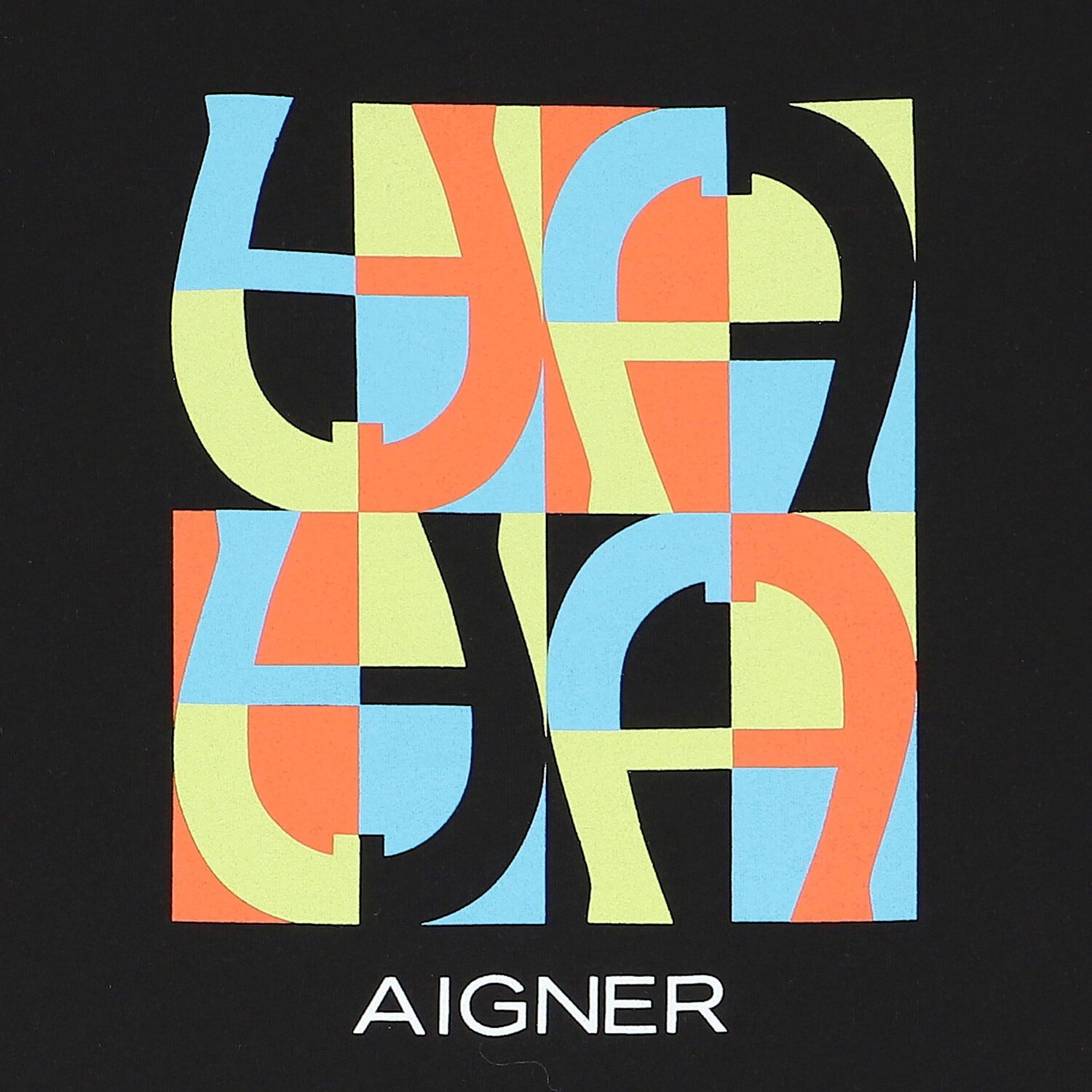 تيشيرت أولاد بالشعار باللون الأسود, 2, hi-res