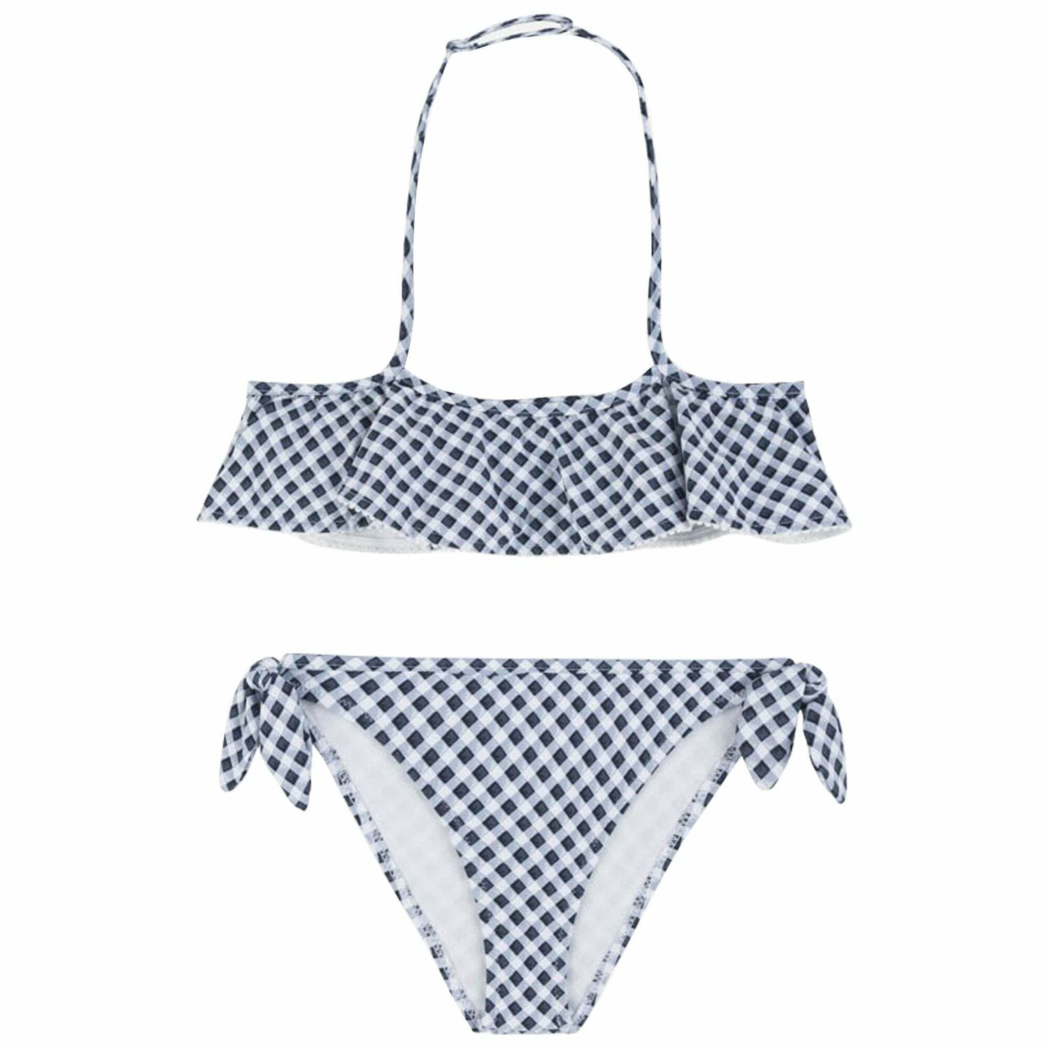 Girls Navy & White Bikini, 1, hi-res