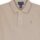 Boys Beige Logo Polo Shirt, 1, hi-res