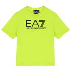 طقم أولاد شورت بالشعار باللون الأخضر نيون والأسود, 3, hi-res