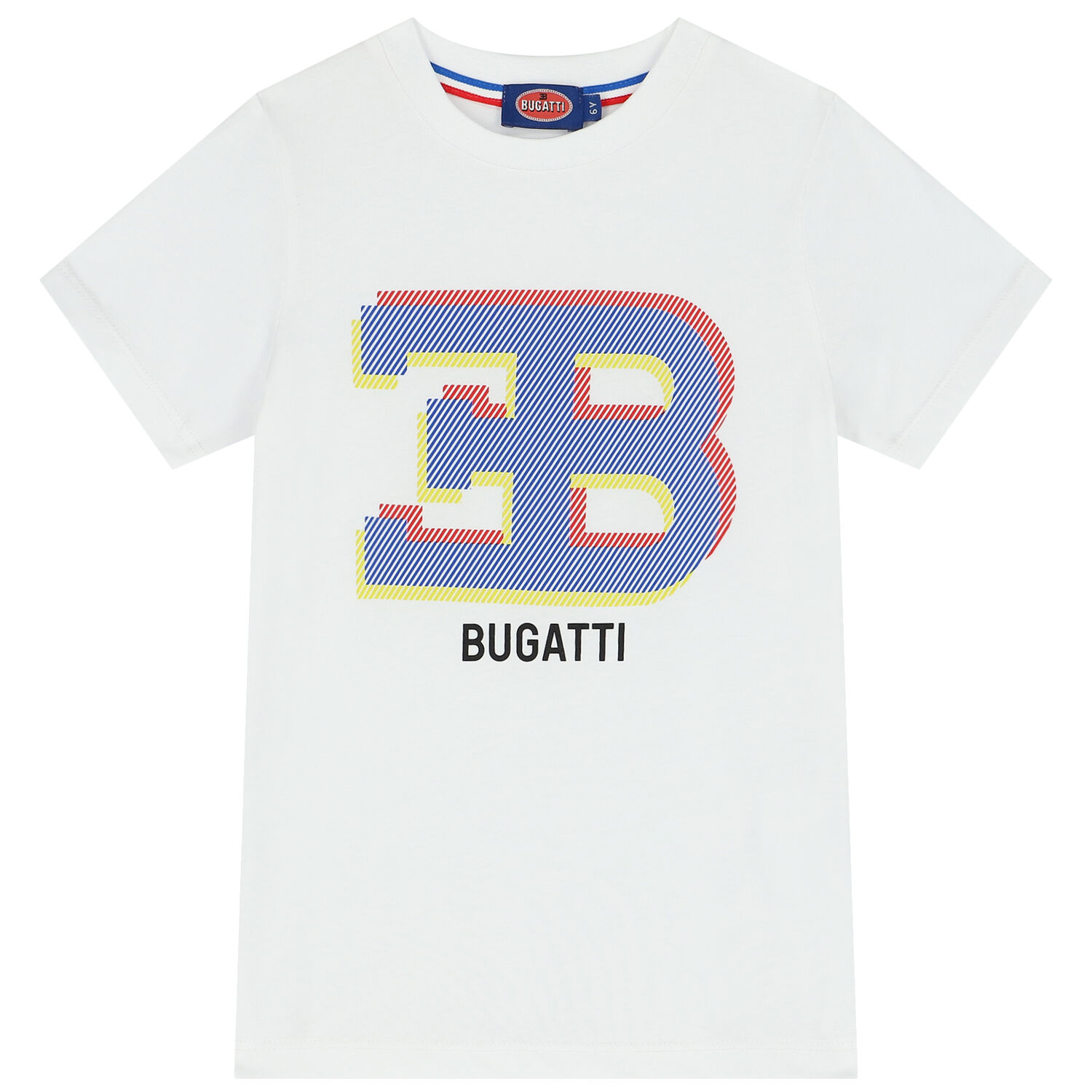 تيشيرت بالشعار باللون الأبيض للأولاد, 2, hi-res