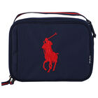 Boys Navy Logo Lunch Box, 1, hi-res