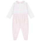 Baby Girls Pink Zig Zag Logo Babygrow Gift Set, 1, hi-res
