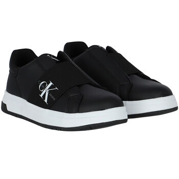 Black Logo Trainers