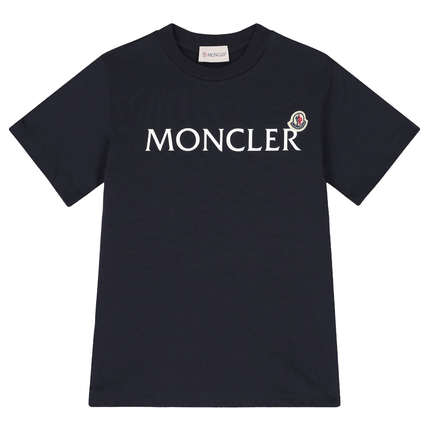 قميص بشعار باللون الكحلي للأولاد, 1, hi-res