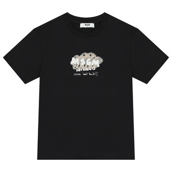 Boys Black Logo T-Shirt
