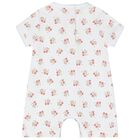 Baby Boys White Toy Print Romper, 1, hi-res