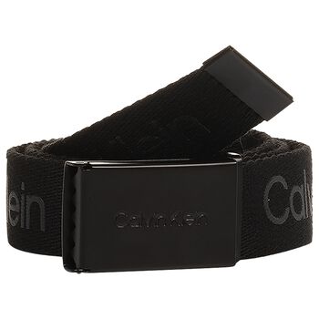 Boys Black Logo Belt