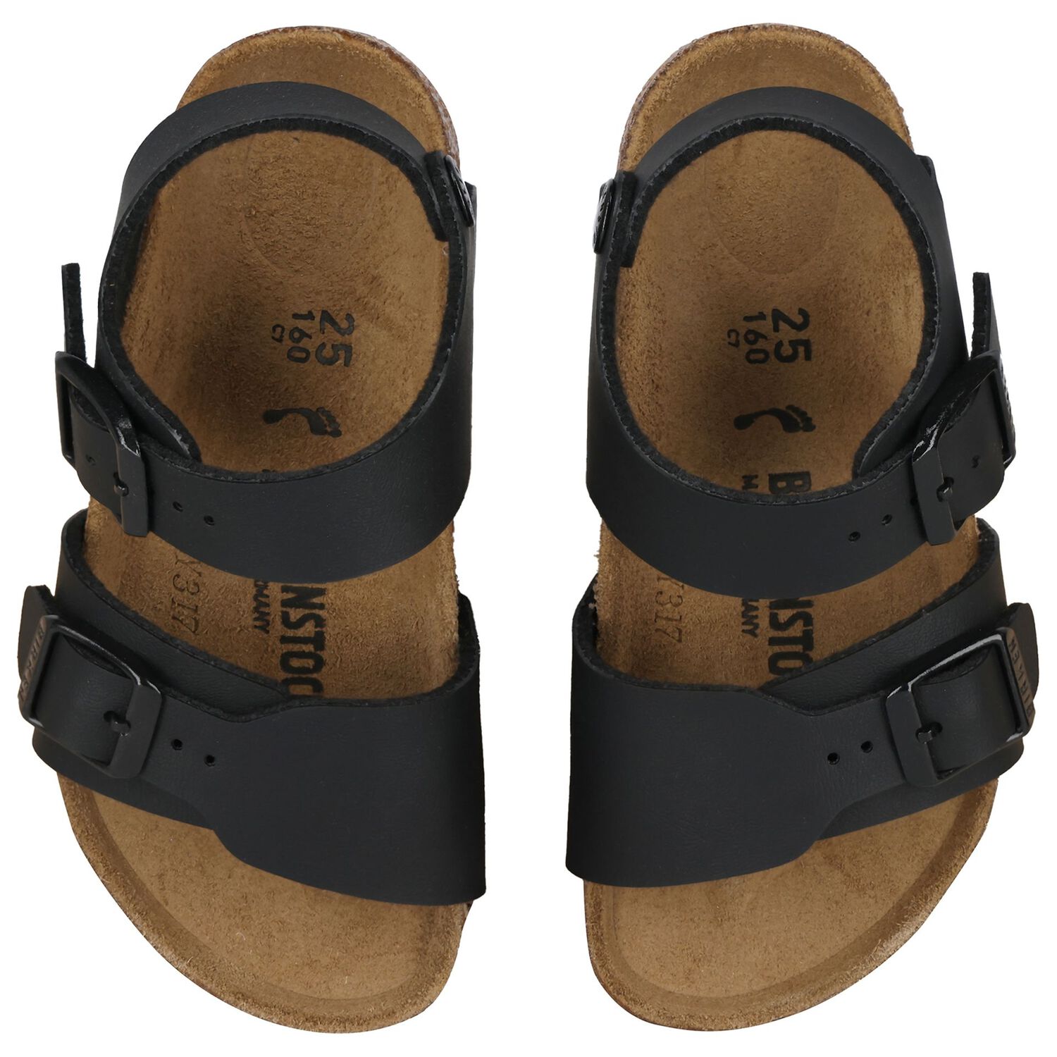 صندل بالجلد الصناعي باللون الاسود , 1, hi-res image number null