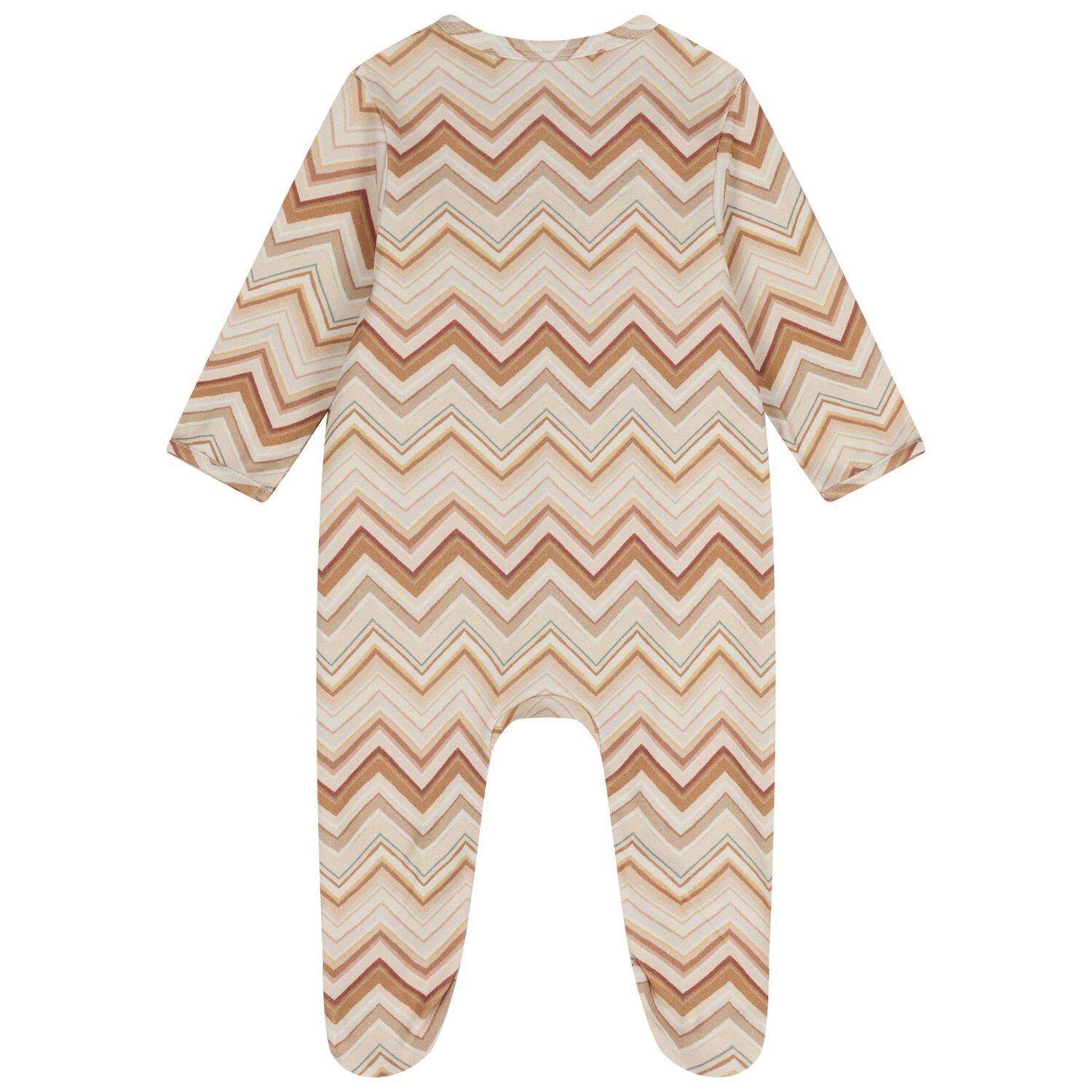 Multi-Coloured Zig Zag Babygrow Set, 1, hi-res