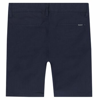 Boys Navy Blue Chino Shorts